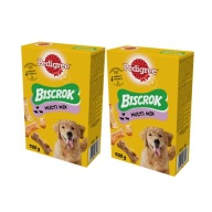 PEDIGREE Biscrok psie sušienky v tvare kociek 2x500 g