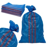 VRECKO 50x80 NA OBILNINY, UHLIE, MÚKU 25KG, MODRÉ