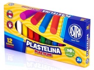 Astra školská plastelína 12 farieb pre deti