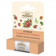 Vitamínový rúž Lingonberry/Cranberry Green Pharmacy 3,6 g