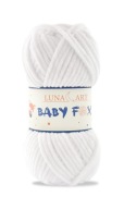 Biela priadza Luna Art BABY FOX 100-01