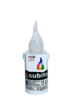 Elektrická vložka Subito s5 na RGB sviečku