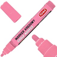 TOMA TO-292 kriedový popisovač na dosky, 4,5 mm, pastelovo ružový
