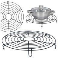POT REST čierna ochranná kovová podložka pod horúci riad