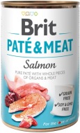 BRIT Paté & Meat Salmon - losos v konzerve 400g