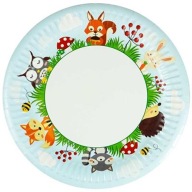 PAPIEROVÉ TANIEČKY NARODENINOVÁ TORTA ZVIERATKA 8 ks