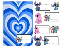 NÁLEPKY NA ZOZNÁMKY 8 ks - STICH STITCH + ZADARMO