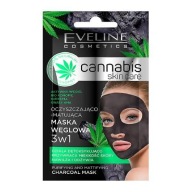 EVELINE Cannabis Carbon pleťová maska ​​3v1, 7ml