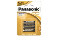 4x ALKALICKÉ BATÉRIE PANASONIC POWER ALKALICKÉ BATÉRIE AAA LR03