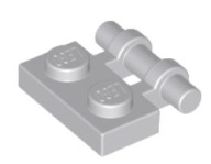 LEGO 1X2 S RÚČKOU SVETLO SIVÁ 2540 PRE 2 KS