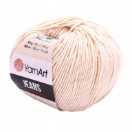 Priadza YarnArt Jeans 05 svetlo béžová 50g/160m