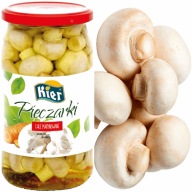 Celé huby marinované v slanom náleve 850g srdiečka