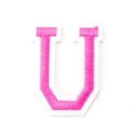 TERMO nažehľovacia nášivka LETTER U Letter Patch