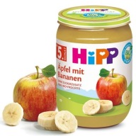 HiPP BIO Jemné jablko s banánom + vitamíny