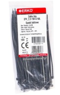 100x čierny upínací pás OPK 150-2,5 ERKO