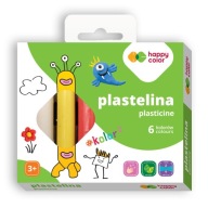 Happy Color plastelína 6 ks.