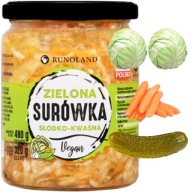 ZELENÝ sladkokyslý šalát Prídavok k večeri, hamburgeru alebo párku v rožku