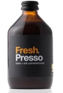 Čerstvá káva Presso + pomarančový džús 315 ml nápoj