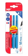 FINISH PENTER 0,5MM 3 ks FARBY GUĽ