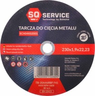 KOVOVÉ REZNÉ KOTÚČE 230x1,9 STRONG SÉRIA SQ S SCHMITH DIAMANTOVÝMI ČASTIAMI