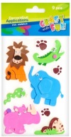 PENOVÉ NÁLEPKY ZVIERATÁ, ZASIAHAJTE POHYBLIVÉ OČI ZVIERAT! ZOO