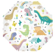 Dinosaury papierové taniere 6 kusov, 23 cm