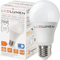 E27 LED žiarovka 12W=85W 1242lm 240° Úspora energie Bez blikania 4000K