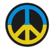 NÁPLATA PEACE UA PEACE UKRAINE 3D PVC VELCRO GFC