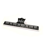 sponka na papier CLIP PIANO Čierna