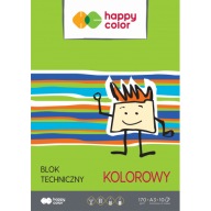 A3 farebný technický blok 10 listov HAPPY COLOR