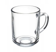 SKLENENÝ hrnček NA KÁVU A ČAJ BARNEY 240ML 1KS