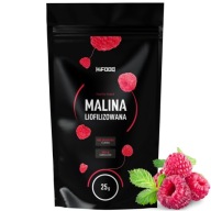 RASPBERRY Lyofilizované 100% CELÉ ovocie 25g HiFOOD