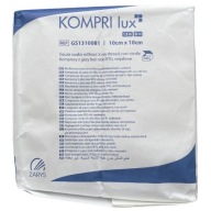 Nesterilný gázový obklad 13N 8W 10 cm x 10 cm x 1 cm KOMPRI LUX 100 ks.