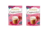 MOKATE Kávový cappuccino malinový koláč 2x 40g