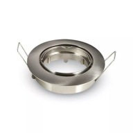 V-TAC GU10 Očko okrúhle pohyblivé Satin VT-779
