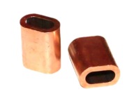 SVORKA NA LANA 4mm, meď - 01008