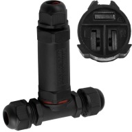Hermetický konektor RÝCHLY KONEKTOR IP68 skrutkový káblový spoj TEE