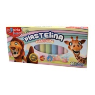 INSPIRIA Plastelína pastelová 12k