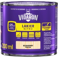 VIDARON NITRO lak na drevo 0,2L LESK