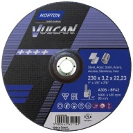 NORTON 66252925498 VULCAN rezací kotúč 230x3,2x22,2mm kovová oceľ INOX