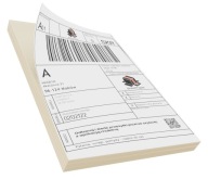 Termo kuriérske etikety A4 100 listov samolepiace biele 210x297 mm