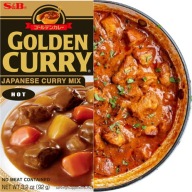 Japonské originálne zlaté kari HOT Pikantné 5 porcií Hotové kocky 92g S&B