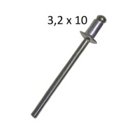 Trhacie nity 3,2x10 hliník - oceľ 100 ks.