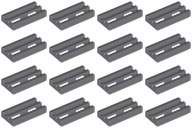 LEGO 2412b 1x2 GRILL tmavosivá NOVINKA (4g) 16 ks