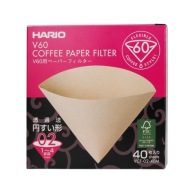 HARIO MISARASHI PAPIEROVÉ FILTRE HNEDÉ V60-02 40 ks