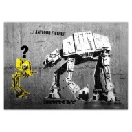 Samolepky A5 LEVEL Banksy Som tvoj otec