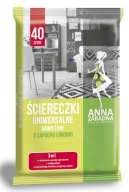 Univerzálne vlhčené čistiace utierky s vôňou limetky, 40 kusov