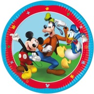 Papierové taniere MICKEY MOUSE Mickey Disney Birthday Party 23cm 8 ks.