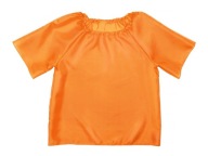 BLÁZKA S KRÁTKYM RUKÁVOM TRIČKO ORANŽOVÁ 134-140