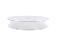 ŠIFÓNOVÁ stuha 6 mm / 25 m biela